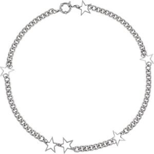 Goth Grunge Emo Star Choker Necklace